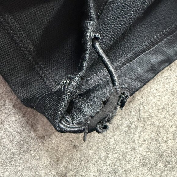 Nike THERMA-FIT Sweatpants Men L Black Fleece 32" Adjustable Leg KO Knockout b10 - Picture 3 of 16